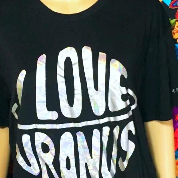 *RARE* MEN’S JEFFREE STAR x MANNY MUA TEE SHIRT SIZE LARGE I LOVE URANUS CHROME - Picture 7 of 11